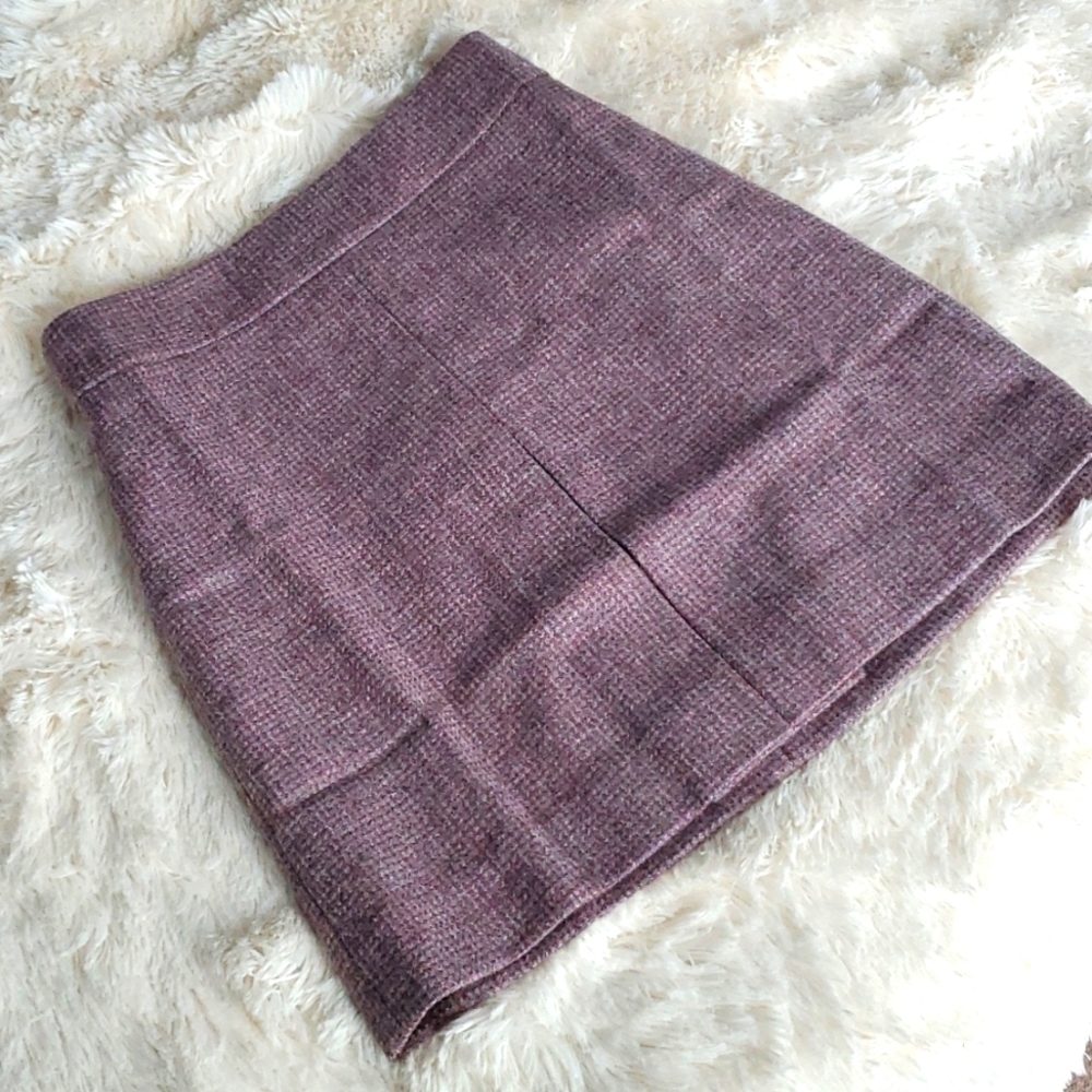 J Crew twill-wool mini skirt